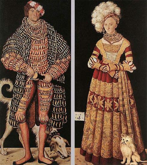 Lucas Cranach Doppelbildnis Herzog Heinrichs des Frommen und seiner Gemahlin Herzogin Katharina von Mecklenburg